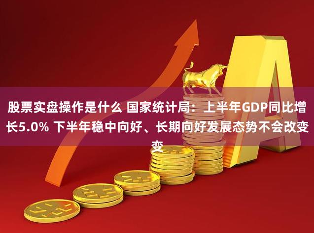 股票实盘操作是什么 国家统计局：上半年GDP同比增长5.0% 下半年稳中向好、长期向好发展态势不会改变