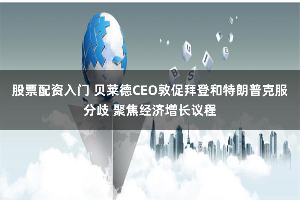 股票配资入门 贝莱德CEO敦促拜登和特朗普克服分歧 聚焦经济增长议程