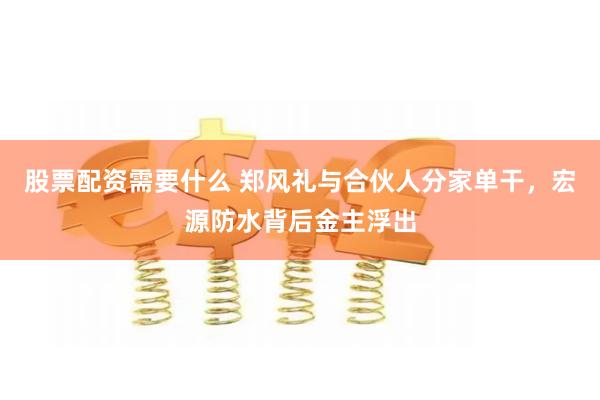 股票配资需要什么 郑风礼与合伙人分家单干，宏源防水背后金主浮出